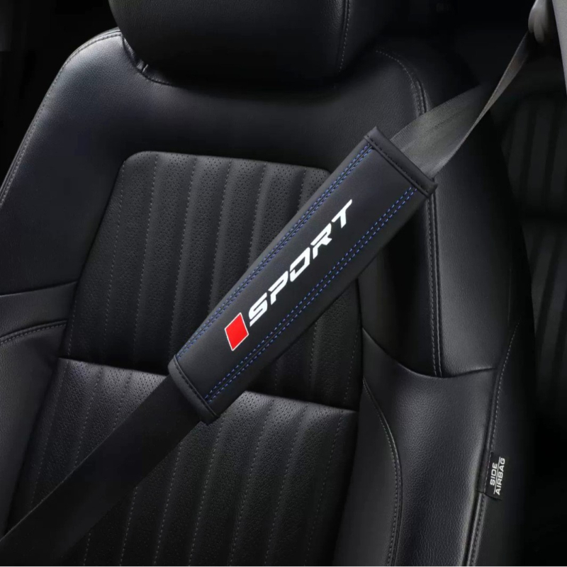 Подплата за колан на автомобил – PU кожа, дишаща, универсален спортен стил, 40 г