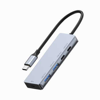 Type-C 5-portni proširivački dok, 10G prijenos, bez vanjskog napajanja, Model 007