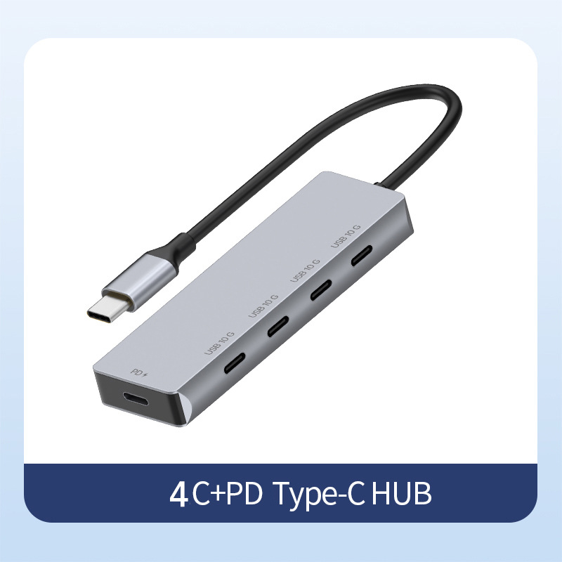 Type-C 5-portni proširivački dok, 10G prijenos, bez vanjskog napajanja, Model 007