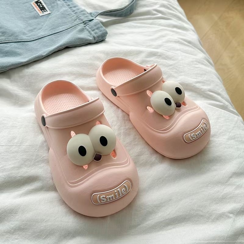 Unisex Crocs‑style EVA σανδάλια, επάνω EVA, παχιά σόλα πάνω από 3,5 εκ, σόλα με έγχυση, στυλ Baotou Cartoon Paradise