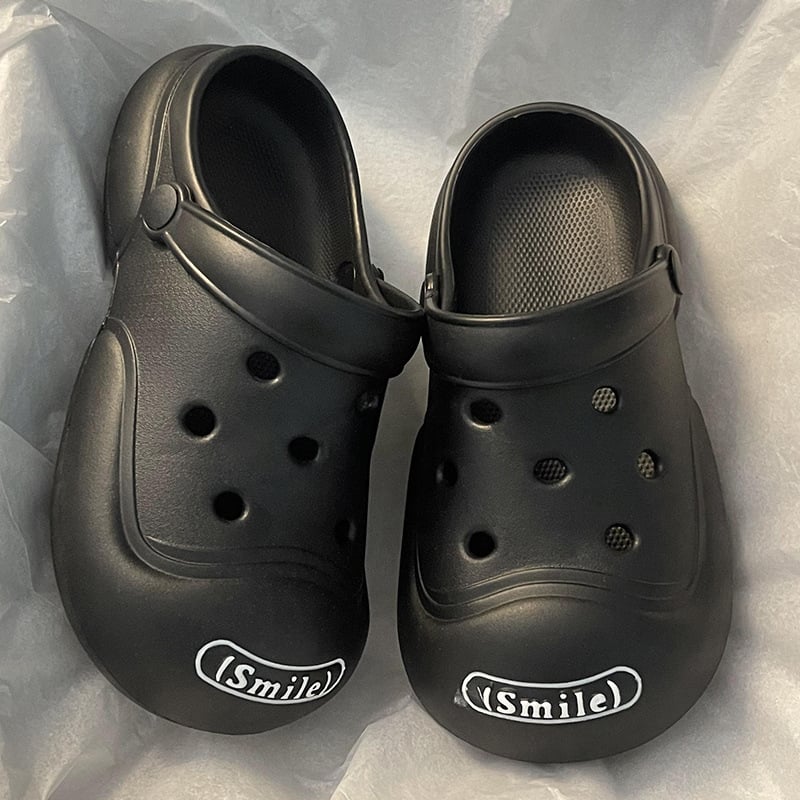 Unisex Crocs‑style EVA σανδάλια, επάνω EVA, παχιά σόλα πάνω από 3,5 εκ, σόλα με έγχυση, στυλ Baotou Cartoon Paradise