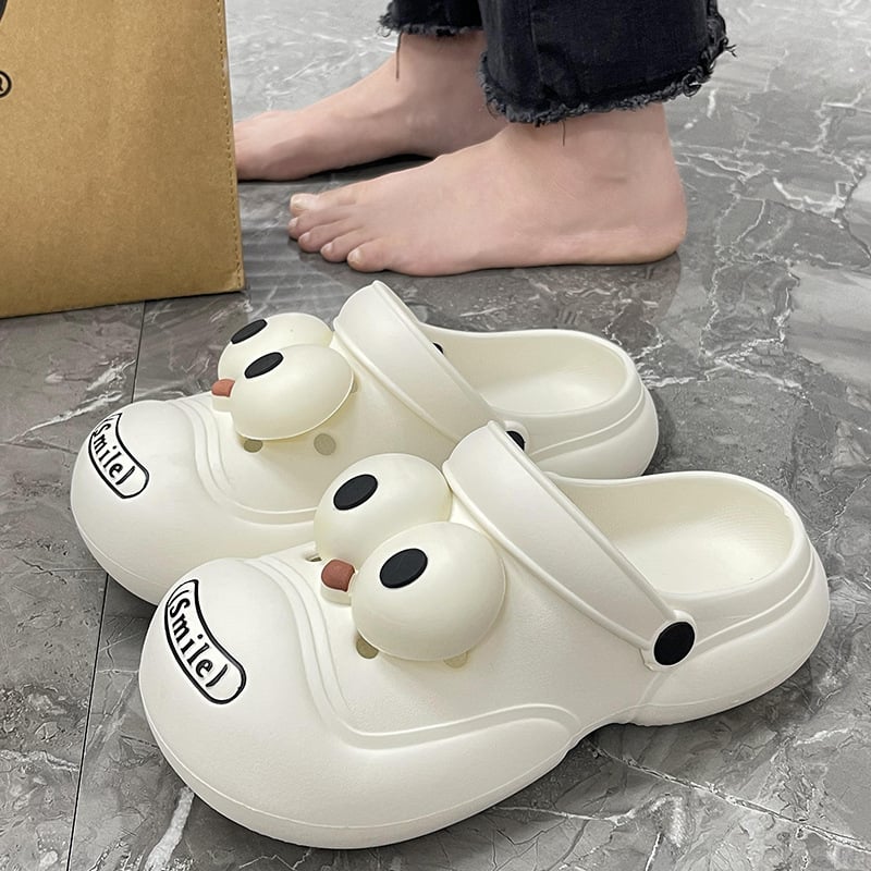 Unisex Crocs‑style EVA σανδάλια, επάνω EVA, παχιά σόλα πάνω από 3,5 εκ, σόλα με έγχυση, στυλ Baotou Cartoon Paradise