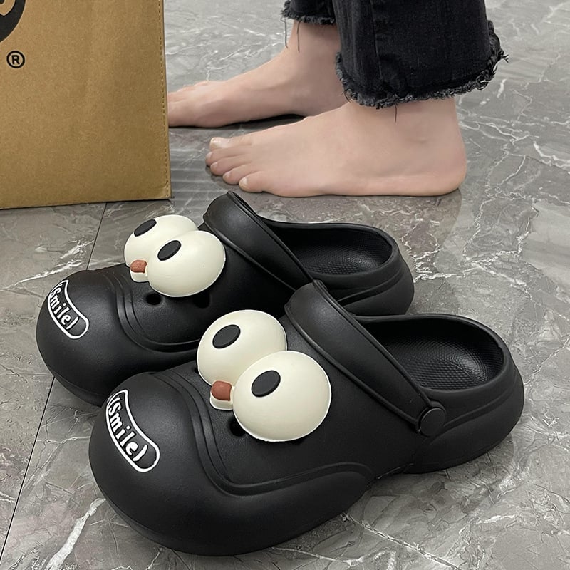 Unisex Crocs‑style EVA σανδάλια, επάνω EVA, παχιά σόλα πάνω από 3,5 εκ, σόλα με έγχυση, στυλ Baotou Cartoon Paradise