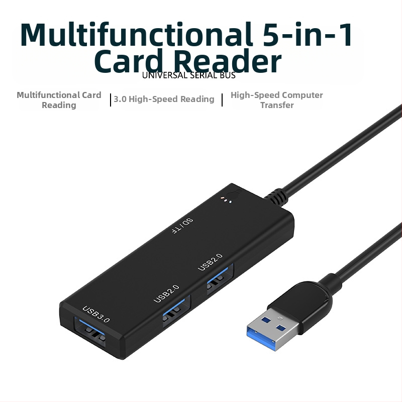 USB Type-C dokovací hub, 4-port USB 3.0 rozbočovač, 5Gbps, bez vonkajšieho napájania