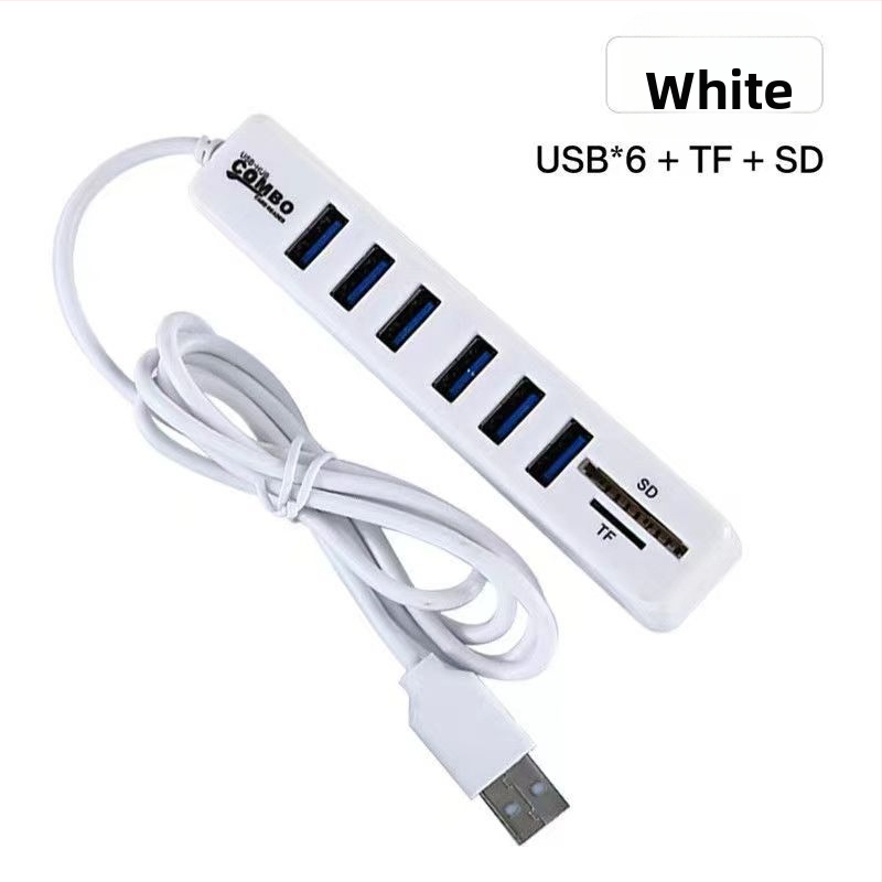 SCL-2077 USB 2.0 6-portový hub, napájaný cez USB (bez externého napájania)