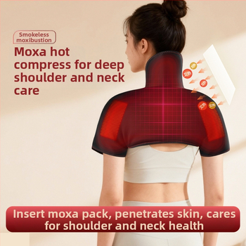 Ηλεκτρικά θερμαινόμενα επιθέματα ώμων με ζεστή συμπίεση – 12V, 24W, 60–70°C, 700 g, 3η και 5η ρύθμιση