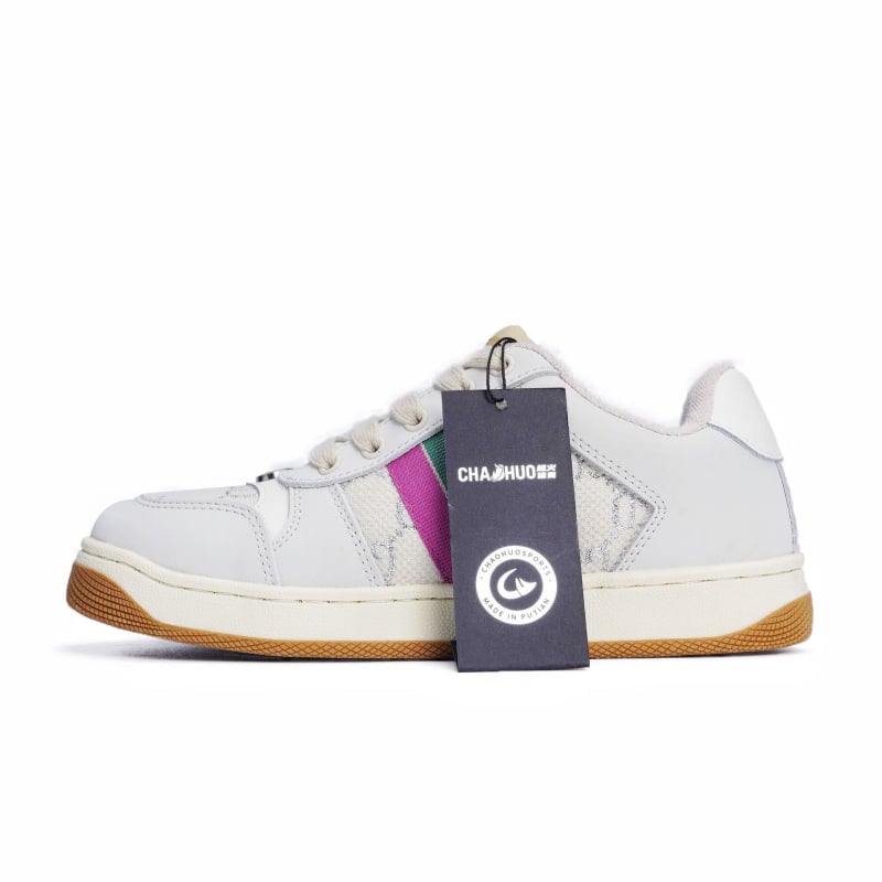 Спортни ежедневни обувки – платнен горен, гумена подметка, дишаща текстилна стелка, връзки, кръгла носка