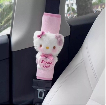 Biztonsági öv vállpárna, plüss, Hello Kitty, 85 g