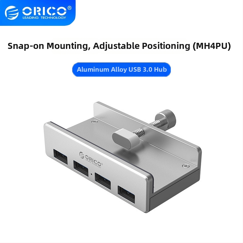 Orico MH4PU laptop USB 3.0 Snap-On hub, 5Gbps, 1,5 m kabel