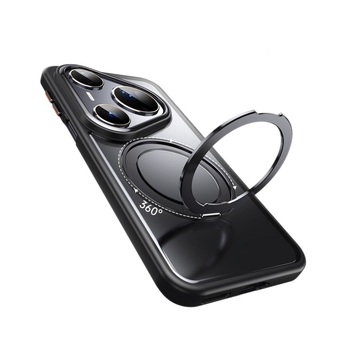 Huawei viedtālruņa vāciņš ar 360° rotējošu magnētisko stiprinājumu, pretkritiena aizsardzība; materiāli: TPU, akrils, alumīnija sakausējums un magnets; pielāgošanas atbalsts