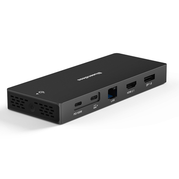 Type-C docking stanica s dvojitým DP a HDMI, viacmonitorová 4K60Hz hub, 10Gbps, USB 3.1, kábel 1 m