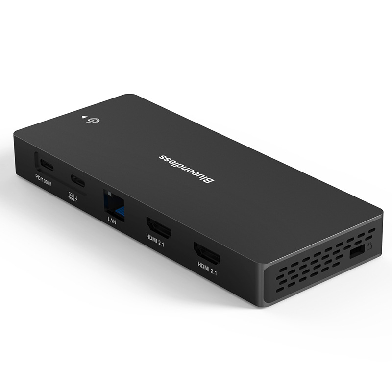 Type-C docking stanica s dvojitým DP a HDMI, viacmonitorová 4K60Hz hub, 10Gbps, USB 3.1, kábel 1 m