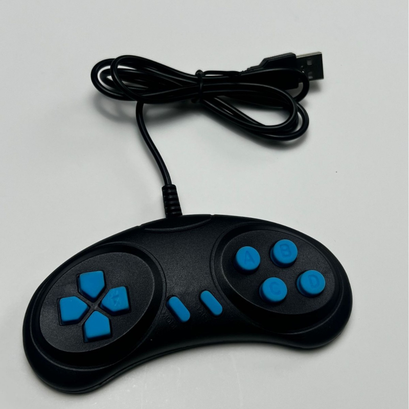 USB kabelski gamepad s povratnom vibracijom, u obliku mjeseca, za PC i konzole