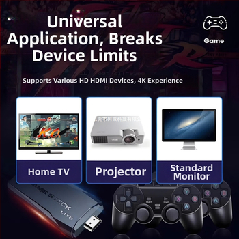 Kućna TV igraća konzola s bežičnim kontrolerom i dvostrukim joystickom — model Retro Arcade, HDMI sučelje, osnovni nivo