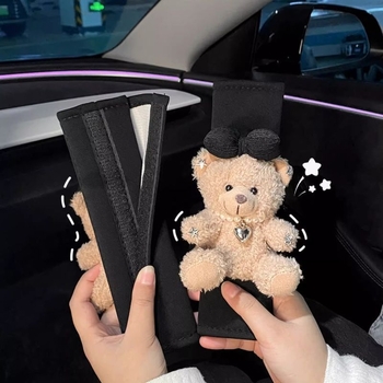 Plišani navlaka za rameni pojas automobila – univerzalna za sve sezone, zaštitna jastučić za žene