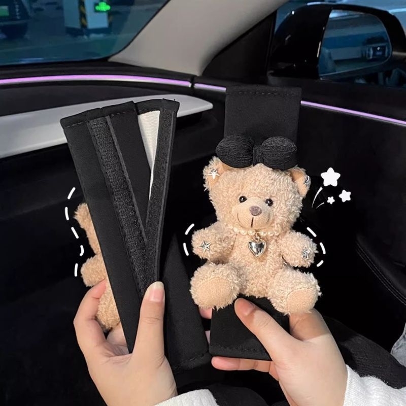 Plišani navlaka za rameni pojas automobila – univerzalna za sve sezone, zaštitna jastučić za žene