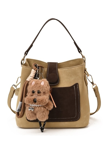 PU vedrová taška pre ženy — mestský štýl, zvislý štvorcový tvar, zapínanie na zips, vrecko na telefón, Zima 2023