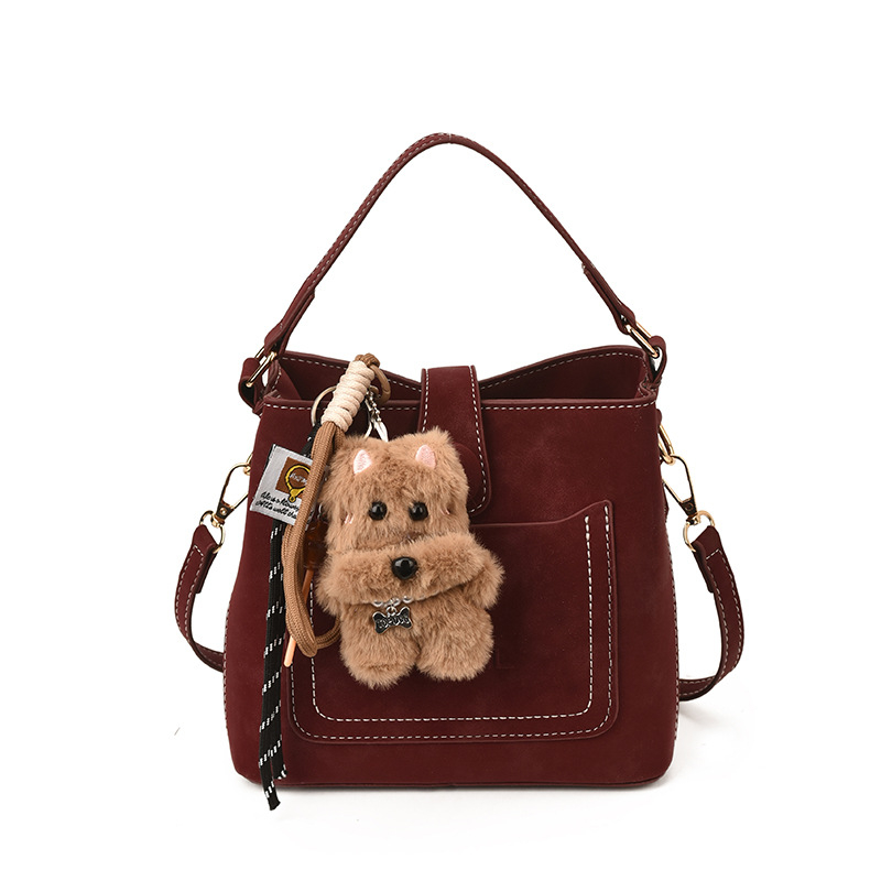 PU vedrová taška pre ženy — mestský štýl, zvislý štvorcový tvar, zapínanie na zips, vrecko na telefón, Zima 2023