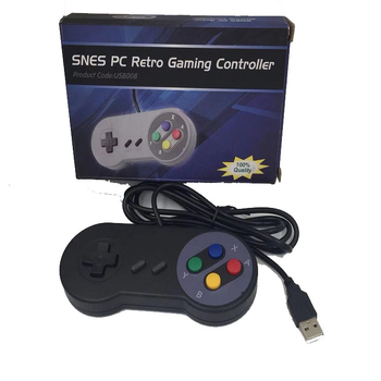PC gamepad pre PC s USB rozhraním, káblové pripojenie, kompatibilný s PC, ABS telo, kábel 1,5 m