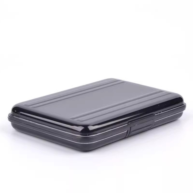 Cutie metalică din aluminiu pentru carduri de memorie SD/TF, model memory card package, stoc disponibil, mostre personalizate