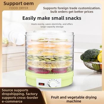 Maisto džiovintuvas SX770B, 220V, 350W, 50Hz – vaisiai, arbata, daržovės ir naminiams gyvūnams skanėstai