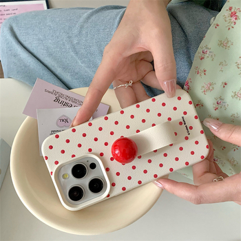 Kórejský štýl Ins trend – malý okrúhly držiak na telefón s kruhovým prstenným držadlom – TPU, maľovaný povrch, prispôsobiteľný, proti pádu, kompatibilný s iPhone 11/12/X/13/14 sériou