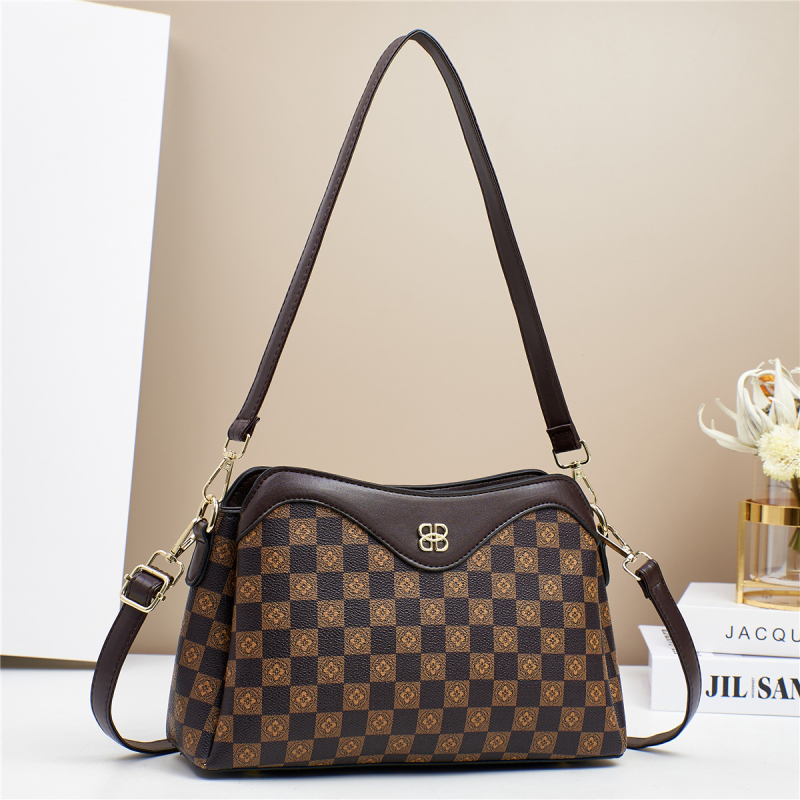 PU-ből készült crossbody táska, függőleges négyzet alak, háromdimenziós külső, cipzárral nyitható, poliészter bélés, belső telefonzseb — városi minimalistizmus