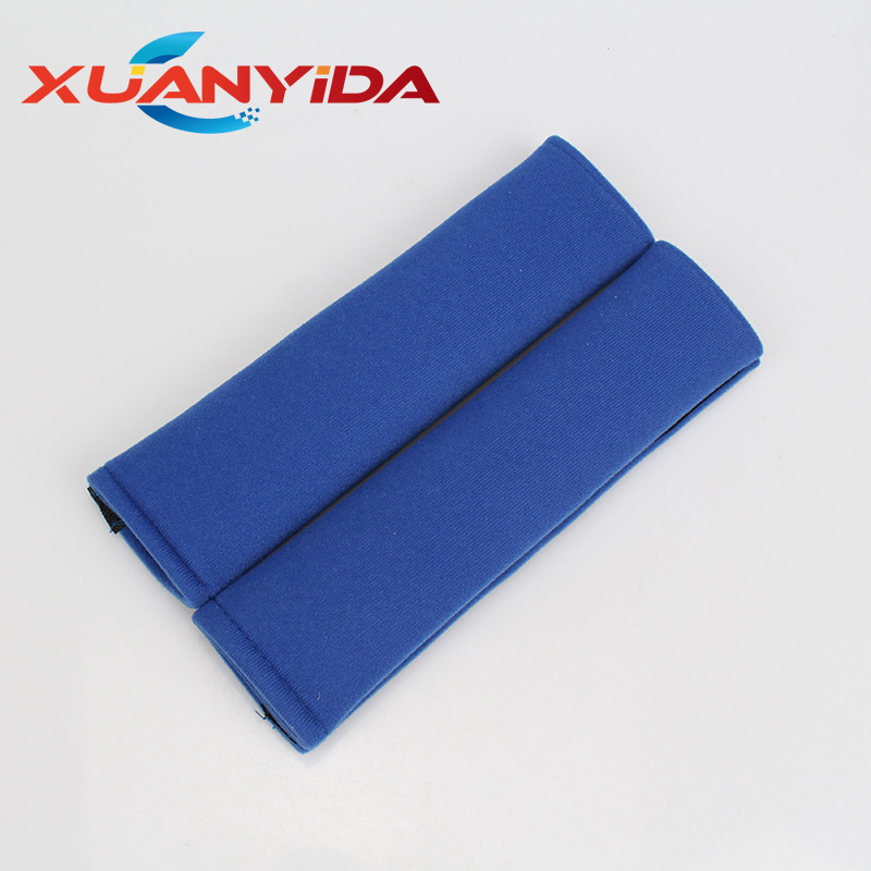 XYD plišane naslone za sigurnosni pojas automobila, set (par) – mekani pliš, logotip uključen, težina 0,15 kg