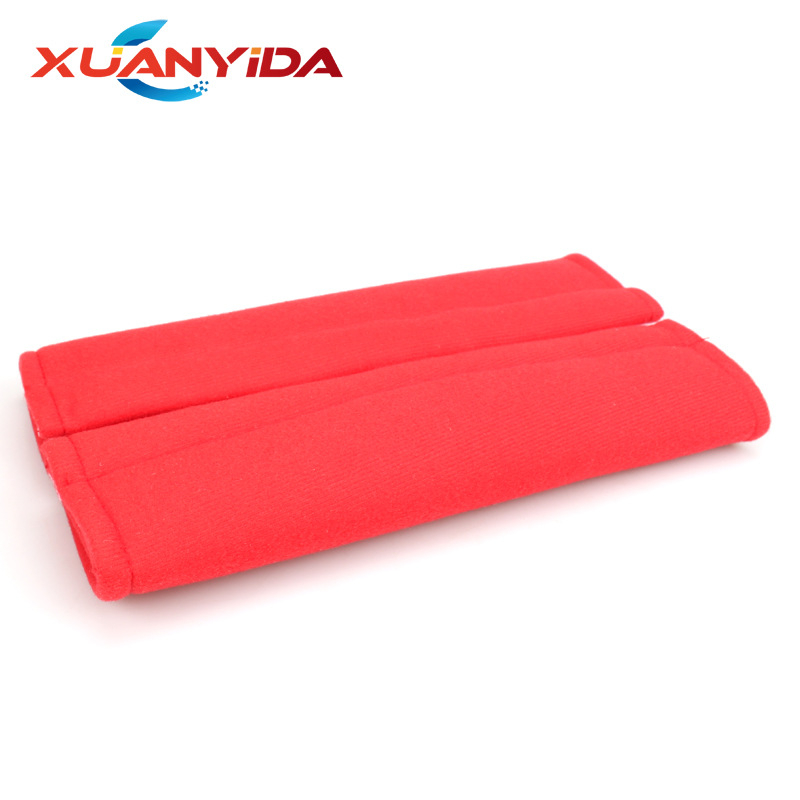 XYD plišane naslone za sigurnosni pojas automobila, set (par) – mekani pliš, logotip uključen, težina 0,15 kg
