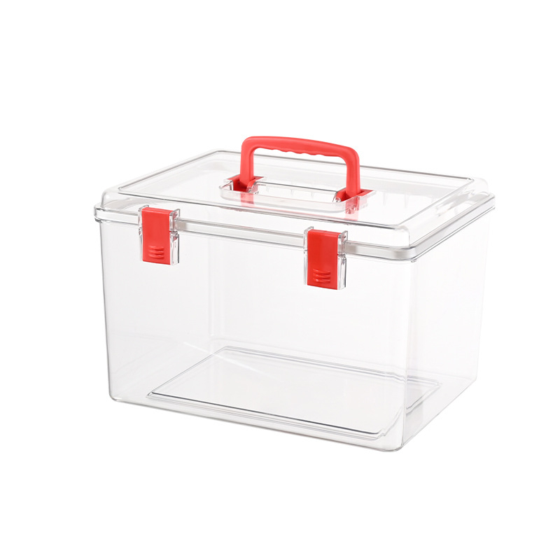 Cutie de depozitare portabilă din PET, model 677, de purtat în mână, rezistentă la praf, multifuncțional