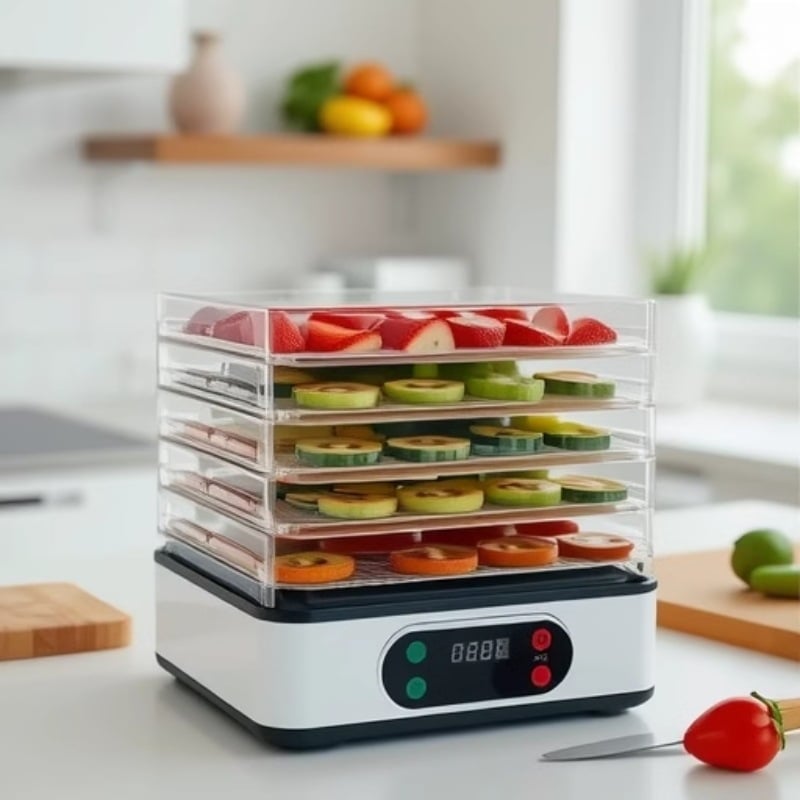 Kakudi Dehidrator inteligent pentru fructe și legume SXA01, 350W, 220/110V, 50/60Hz