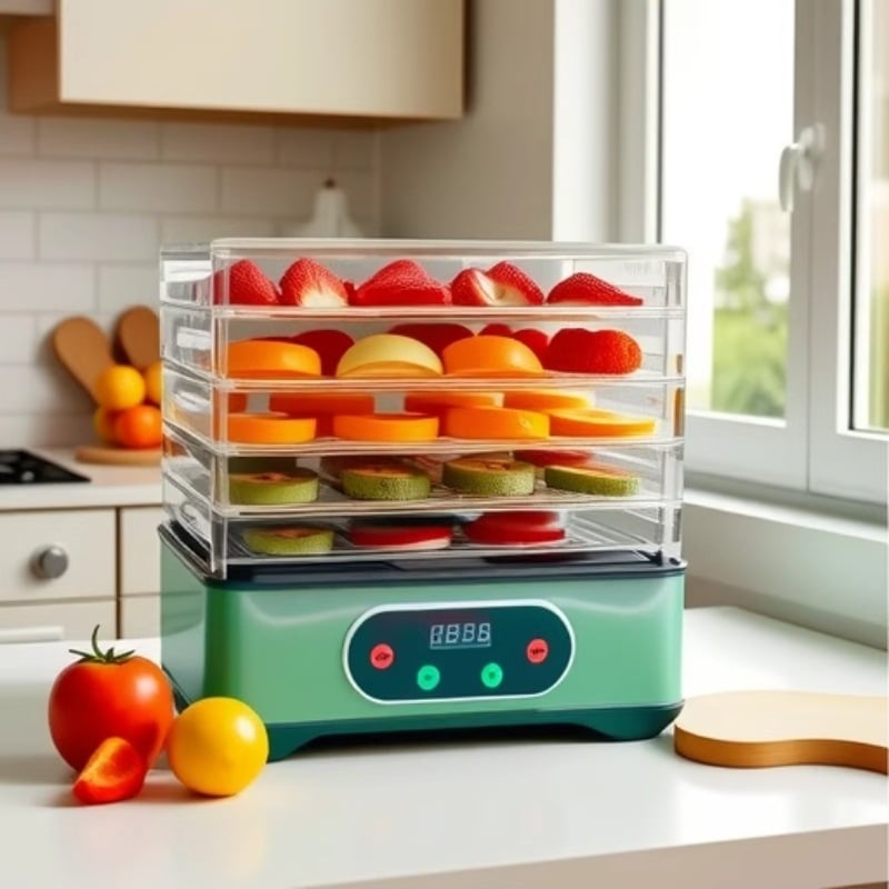 Kakudi Dehidrator inteligent pentru fructe și legume SXA01, 350W, 220/110V, 50/60Hz