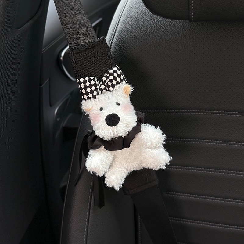 Shuai Hao Ochranný vankúš na rameno bezpečnostného pásu do auta, roztomilý karikatúrny dizajn, univerzálny pre všetky ročné obdobia, pár, 0,3 kg