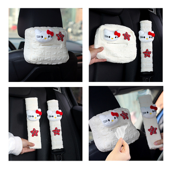 Auto bezpečnostný pás ramenný vankúš — Látka, Kreslený štýl, 60 g, Ideálny darček