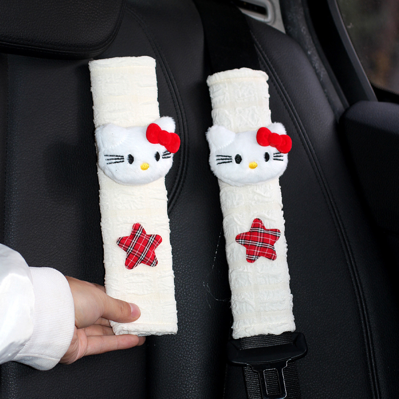 Auto bezpečnostný pás ramenný vankúš — Látka, Kreslený štýl, 60 g, Ideálny darček