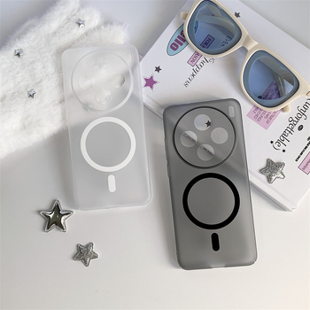 Θήκη προστασίας Vivo X200, από PC, ματ φινίρισμα, μαγνητική, ανθεκτική σε πτώσεις, αντι-αποτυπώματα