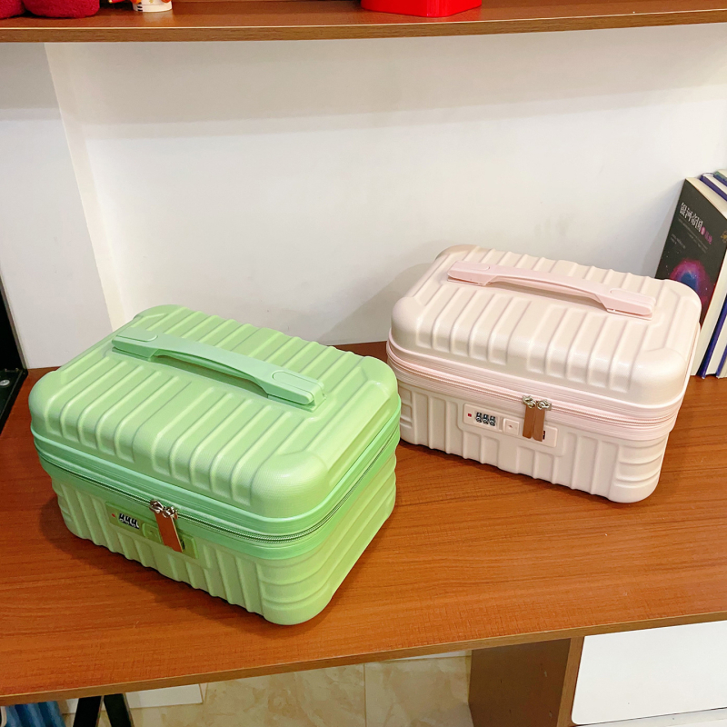 Kutija za pohranu s mogućnošću zaključavanja lozinkom, otvaranje zatvaračem, ABS materijal, ultralak i sklopiva, prijenosna, 0.58 kg
