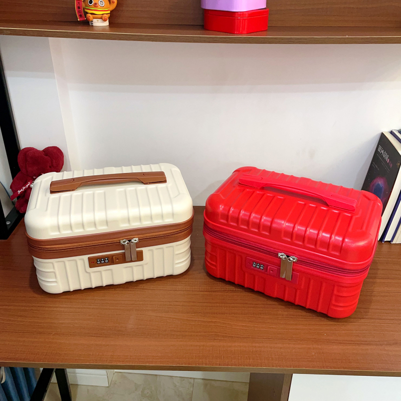 Kutija za pohranu s mogućnošću zaključavanja lozinkom, otvaranje zatvaračem, ABS materijal, ultralak i sklopiva, prijenosna, 0.58 kg