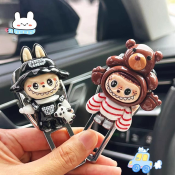 Predlžovač bezpečnostného pásu pre auto s bayonetovým konektorom pre zadné sedadlo, dizajn karikatúry