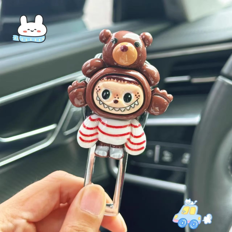 Predlžovač bezpečnostného pásu pre auto s bayonetovým konektorom pre zadné sedadlo, dizajn karikatúry