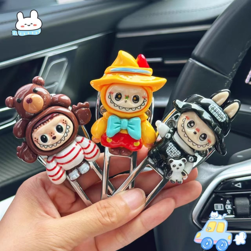 Predlžovač bezpečnostného pásu pre auto s bayonetovým konektorom pre zadné sedadlo, dizajn karikatúry