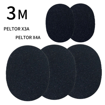 3M zvučno izolacijska vata za slušalice PELTOR X2A/X3A/X4A/H6A, mekana i udobna
