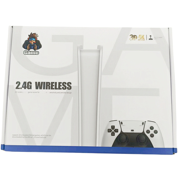 Νοσταλγική κονσόλα παιχνιδιών με μνήμη 64GB, ασύρματο HDMI 4K 2.4G, υποστήριξη δύο παικτών, λειτουργικό σύστημα 64‑bit