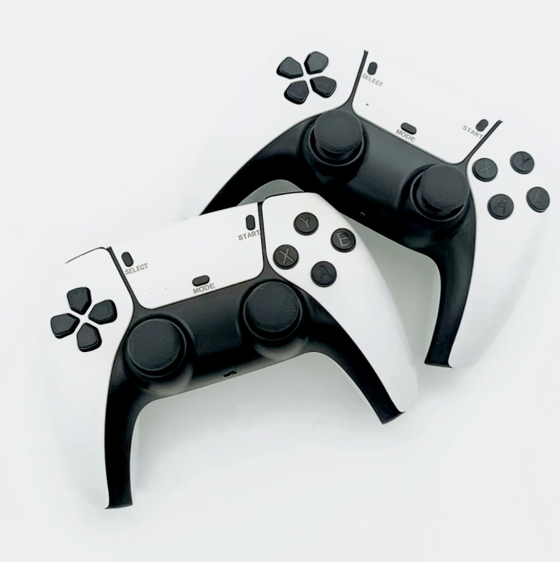 Νοσταλγική κονσόλα παιχνιδιών με μνήμη 64GB, ασύρματο HDMI 4K 2.4G, υποστήριξη δύο παικτών, λειτουργικό σύστημα 64‑bit