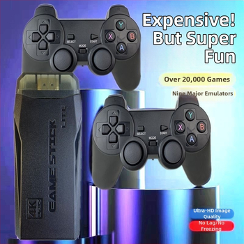 2025 Domáca televízna herná konzola s 4K HD, Bluetooth bezdrôtové dvojité ovládače, retro arcade