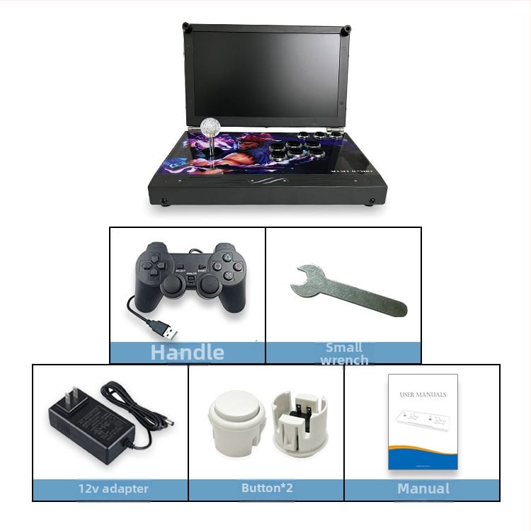 Aurora Box DR-14 Κονσόλα arcade για το σπίτι με Linux, 32GB, δύο παίκτες, HDMI/VGA, νοσταλγικό στυλ