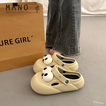 Papuci pentru femei în formă de I, partea superioară EVA și talpa EVA, deget despărțit, versiune coreeană (Partea superioară: EVA; Talpa: EVA; Forma degetului: despărțit; Stil: versiune coreeană)