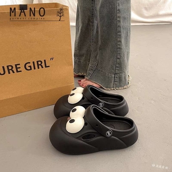 Papuci pentru femei în formă de I, partea superioară EVA și talpa EVA, deget despărțit, versiune coreeană (Partea superioară: EVA; Talpa: EVA; Forma degetului: despărțit; Stil: versiune coreeană)