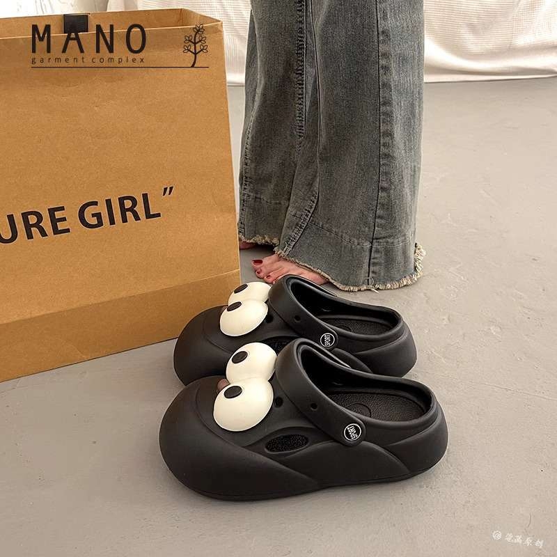 Papuci pentru femei în formă de I, partea superioară EVA și talpa EVA, deget despărțit, versiune coreeană (Partea superioară: EVA; Talpa: EVA; Forma degetului: despărțit; Stil: versiune coreeană)