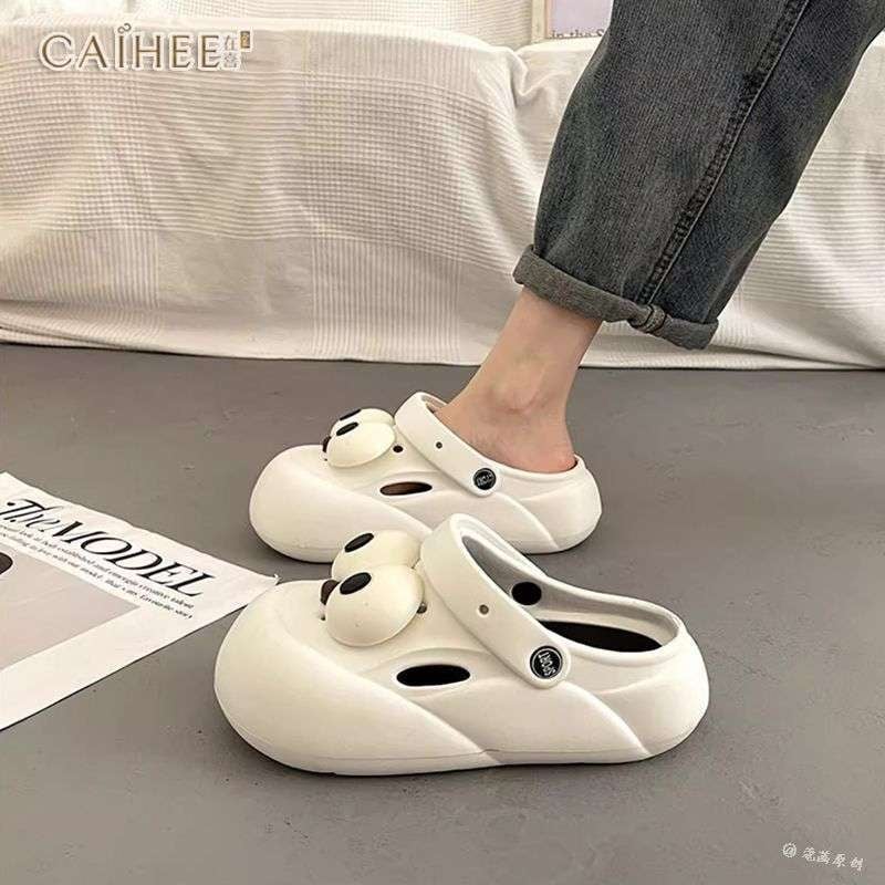 Papuci pentru femei în formă de I, partea superioară EVA și talpa EVA, deget despărțit, versiune coreeană (Partea superioară: EVA; Talpa: EVA; Forma degetului: despărțit; Stil: versiune coreeană)